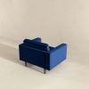 Casey  Blue Velvet Lounge Chair
