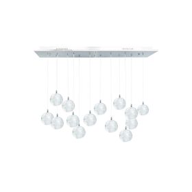 14 light Crystal Spheres Chandelier