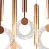 Glitter Rings 10 Heads Chandelier // Bronze