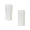 Simplux LED Dripping Candle w/Moving Flame (Set of 2)3"Dx7"H