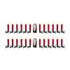 LED Clip On Taper Candle (Set of 24) 4.5"H Plastic
