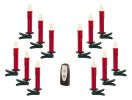 LED Clip On Taper Candle (Set of 24) 6.5"H Plastic
