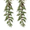 Pine and Cone Garland (Set of 2) 6'L Plastic