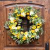 Lemon/Floral Wreath 28"D Foam/Plastic