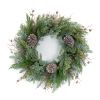 Juniper and Pine Wreath 27.75"D Plastic