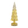 LED Tree (Set of 3) 8"H, 11"H, 13"H Glass 6 Hr Timer 2 AA Batteries Not Included