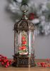 Snow Globe w/Cardinals 13"H Plastic 6 Hr Timer 3 AA Batteries Not Included or USB Cord Included