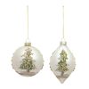 Ornament (Set of 6) 5"H, 6"H Glass