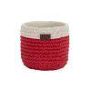 Pot (Set of 2) 5.25"D x 4.75"H, 7"D x 7"H Cement