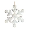 Snowflake Ornament (Set of 12) 7.5"H, 8.5"H Wood