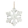 Snowflake Ornament (Set of 12) 7.5"H, 8.5"H Wood