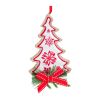 Snowman/Tree/Deer Ornament (Set of 6) 4.25"H, 4.25"H 5.25"H Resin