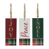 Tag Ornament (Set of 12) 3"L x 8"H MDF