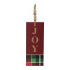Tag Ornament (Set of 12) 3"L x 8"H MDF