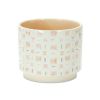 Pot (Set of 3) 5"D x 4.25"H Dolomite