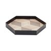 Tray (Set of 3) 8.75"L x 1.5"H, 10.25"L x 1.5"H, 12"L x 1.75"H Iron/MDF