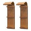 Toboggan Ornament (Set of 2) 5.75"L x 16.5"H Wood