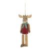 Moose Ornament (Set of 6) 9"H Wood