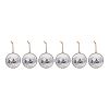 Winter Scene Disc (Set of 12) 6"D Iron