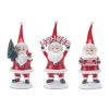 Santa (Set of 3) 9.5"H Resin