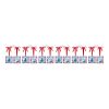 Ornament (Set of 12) 5"SQ Iron