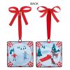 Ornament (Set of 12) 5"SQ Iron
