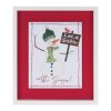 Snowman Frame (Set of 2) 12"L x 14"H MDF/Paper