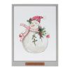 Santa and Snowman Frame (Set of 2) 10.5"L x 14"H MDF