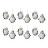 Gnome/Bell Ornament (Set of 12) 4.25"H Resin