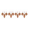 Ornament (Set of 12) 3.75"H, 4"H, 5.5"H Glass