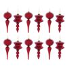 Drop Ornament (Set of 12) 6"H, 6.5"H Glass