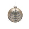 Ornament (Set of 6) 4"H, 4"H, 6.25"H Glass