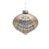 Ornament (Set of 6) 4"H, 4"H, 6.25"H Glass