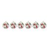 Cardinal Ball Ornament (Set of 6) 5"D Glass