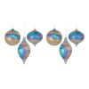 Ornament (Set of 6) 4.75"H, 4.75"H, 7"H Glass