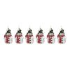 Snowman Ornament (Set of 6) 5.25"H Glass