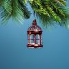 Lantern Ornament (Set of 6) 5.5"H Glass