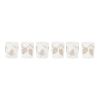 Pine Cone Votive Holder (Set of 6) 3.5"H Glass