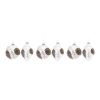 Ornament (Set of 6) 4.75"H, 5.75"H Glass