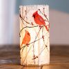 Cardinal LED Luminary (Set of 2) 7.75"H Glass 2 AA Batteries, Not Included