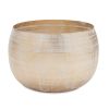 Planter (Set of 2) 6.5"D x 4.5"H, 6"D x 8.75"H Iron