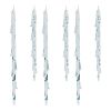 Icicle (Set of 6) 8.75"H, 11.75"H Glass