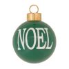 Noel and Joy Ball Ornament (Set of 6) 5"D Resin