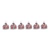 Barn Ornament (Set of 6) 4.75"H Glass