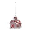 Barn Ornament (Set of 6) 4.75"H Glass