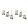 Owl Ornament (Set of 6) 4"H Foam/Polyester