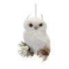 Owl Ornament (Set of 6) 4"H Foam/Polyester