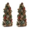 Cone and Berry Tree (Set of 2) 19"H Foam/Cone