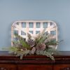 Pine and Cone Design 16.5"L x 20.5"H Plastic