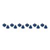 Ornament (Set of 12) 3.5"H Glass